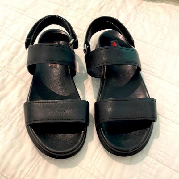 Prada Leather Sandals  - Picture 1 of 8